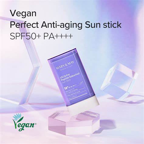 Mary & May Vegan Peptide Bakuchiol Sun Stick SPF50+ PA++++ (18g)
