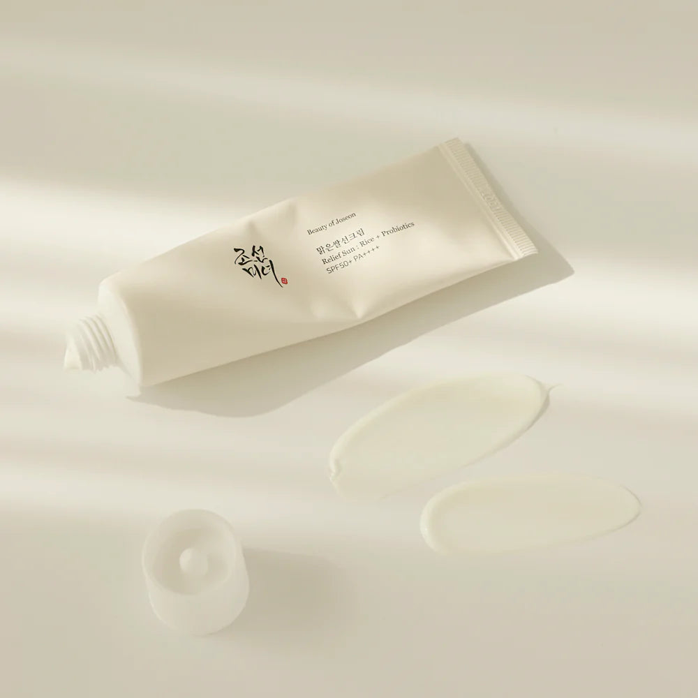 Beauty of Joseon Relief Sun Rice 50ml, tube packaging front