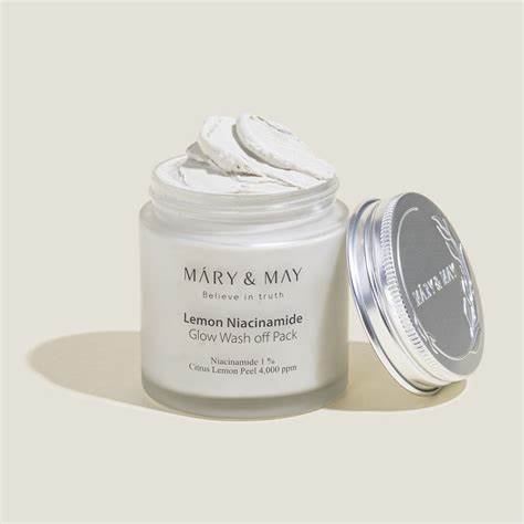 Mary & May Lemon Niacinamide Glow Wash Off Pack 125gr